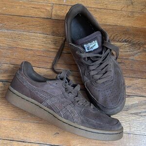 Onitsuka Tiger by Asics Dark Brown Suede Sneakers